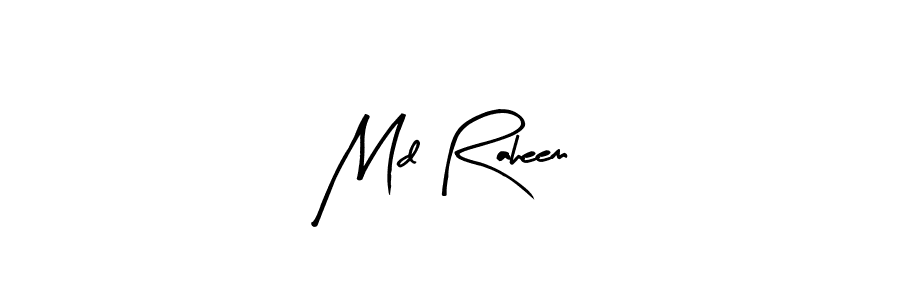 How to make Md Raheem name signature. Use Arty Signature style for creating short signs online. This is the latest handwritten sign. Md Raheem signature style 8 images and pictures png