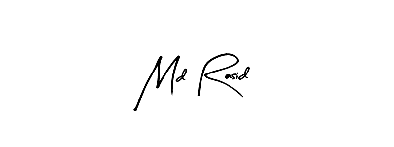 How to make Md Rasid name signature. Use Arty Signature style for creating short signs online. This is the latest handwritten sign. Md Rasid signature style 8 images and pictures png