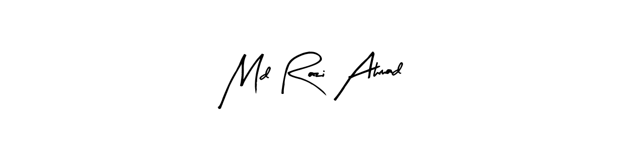 You can use this online signature creator to create a handwritten signature for the name Md Razi Ahmad. This is the best online autograph maker. Md Razi Ahmad signature style 8 images and pictures png