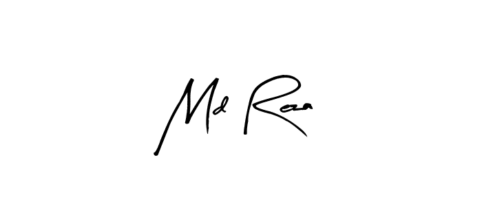 Create a beautiful signature design for name Md Reza. With this signature (Arty Signature) fonts, you can make a handwritten signature for free. Md Reza signature style 8 images and pictures png