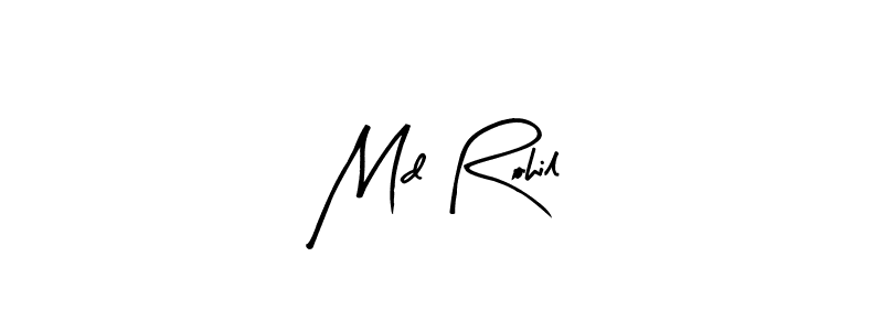 Also You can easily find your signature by using the search form. We will create Md Rohil name handwritten signature images for you free of cost using Arty Signature sign style. Md Rohil signature style 8 images and pictures png