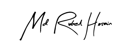How to make Md Rubel Hosain signature? Arty Signature is a professional autograph style. Create handwritten signature for Md Rubel Hosain name. Md Rubel Hosain signature style 8 images and pictures png