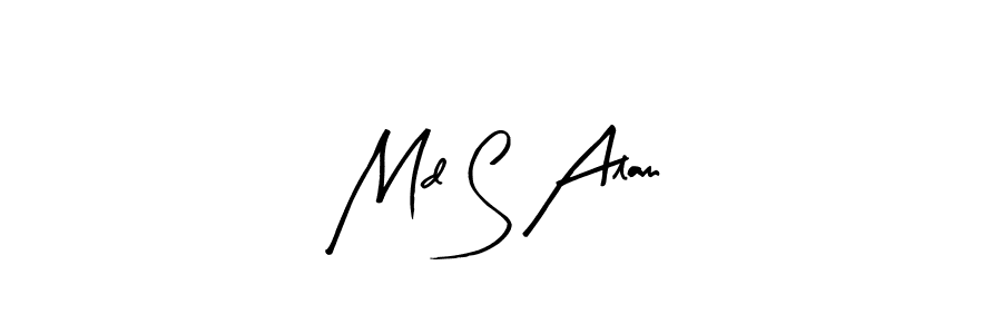 How to make Md S Alam name signature. Use Arty Signature style for creating short signs online. This is the latest handwritten sign. Md S Alam signature style 8 images and pictures png