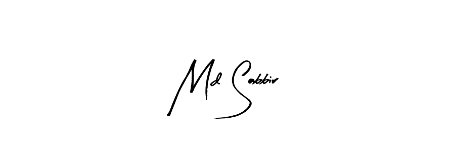 Md Sabbir stylish signature style. Best Handwritten Sign (Arty Signature) for my name. Handwritten Signature Collection Ideas for my name Md Sabbir. Md Sabbir signature style 8 images and pictures png