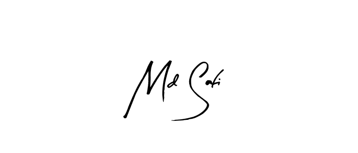 Use a signature maker to create a handwritten signature online. With this signature software, you can design (Arty Signature) your own signature for name Md Safi. Md Safi signature style 8 images and pictures png