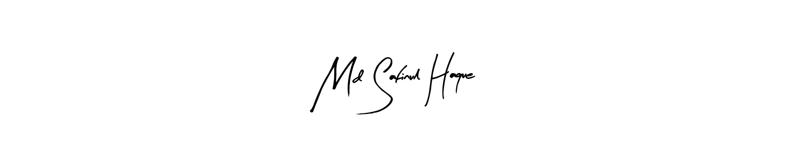 Create a beautiful signature design for name Md Safinul Haque. With this signature (Arty Signature) fonts, you can make a handwritten signature for free. Md Safinul Haque signature style 8 images and pictures png