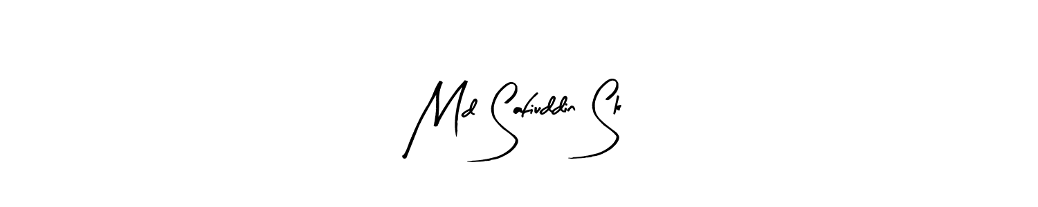 Also You can easily find your signature by using the search form. We will create Md Safiuddin Sk name handwritten signature images for you free of cost using Arty Signature sign style. Md Safiuddin Sk signature style 8 images and pictures png