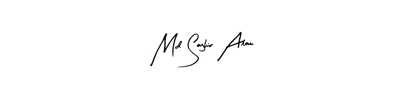 Design your own signature with our free online signature maker. With this signature software, you can create a handwritten (Arty Signature) signature for name Md Saghir Alam. Md Saghir Alam signature style 8 images and pictures png