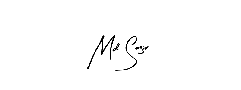 Similarly Arty Signature is the best handwritten signature design. Signature creator online .You can use it as an online autograph creator for name Md Sagir. Md Sagir signature style 8 images and pictures png