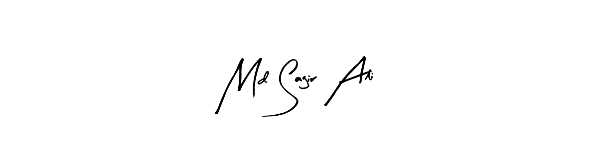 How to make Md Sagir Ali signature? Arty Signature is a professional autograph style. Create handwritten signature for Md Sagir Ali name. Md Sagir Ali signature style 8 images and pictures png