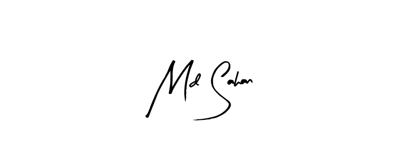 How to Draw Md Sahan signature style? Arty Signature is a latest design signature styles for name Md Sahan. Md Sahan signature style 8 images and pictures png