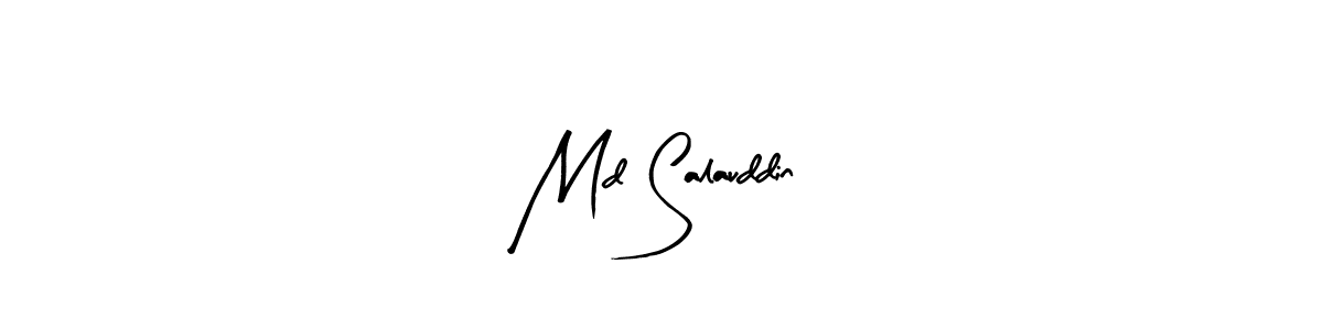 Use a signature maker to create a handwritten signature online. With this signature software, you can design (Arty Signature) your own signature for name Md Salauddin. Md Salauddin signature style 8 images and pictures png