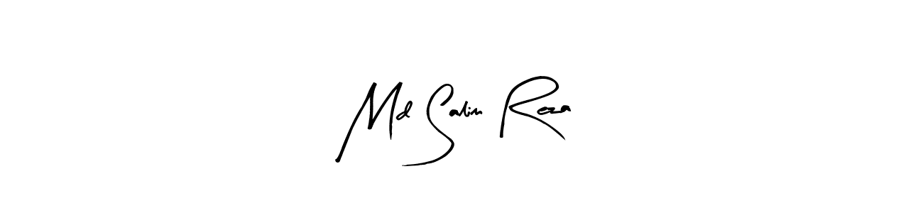 Design your own signature with our free online signature maker. With this signature software, you can create a handwritten (Arty Signature) signature for name Md Salim Reza. Md Salim Reza signature style 8 images and pictures png