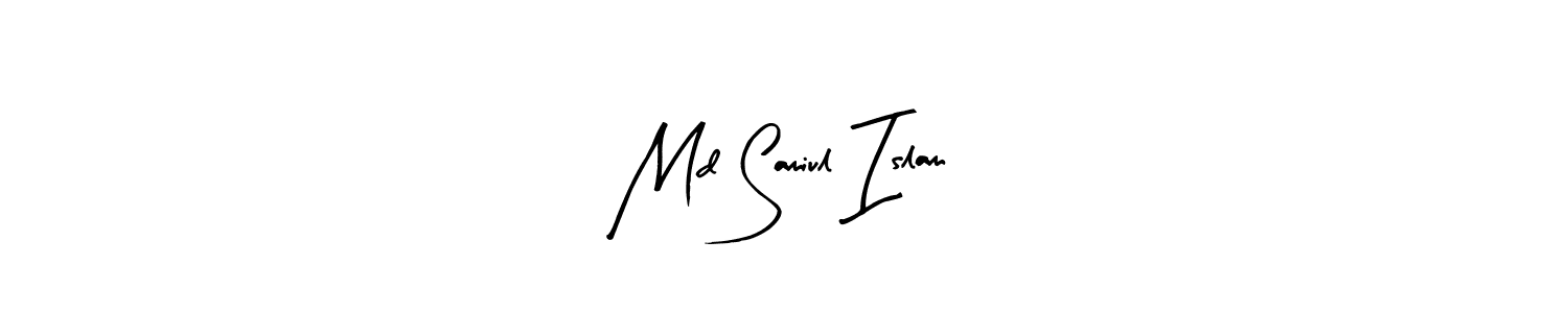 Md Samiul Islam stylish signature style. Best Handwritten Sign (Arty Signature) for my name. Handwritten Signature Collection Ideas for my name Md Samiul Islam. Md Samiul Islam signature style 8 images and pictures png