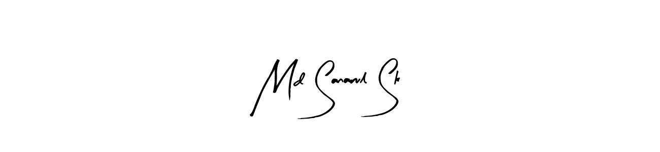 How to make Md Sanarul Sk signature? Arty Signature is a professional autograph style. Create handwritten signature for Md Sanarul Sk name. Md Sanarul Sk signature style 8 images and pictures png