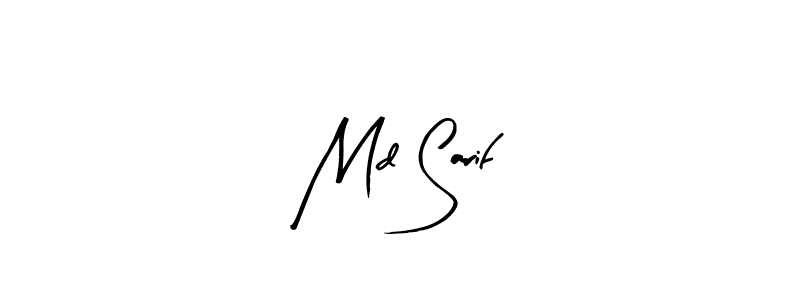 How to make Md Sarif signature? Arty Signature is a professional autograph style. Create handwritten signature for Md Sarif name. Md Sarif signature style 8 images and pictures png