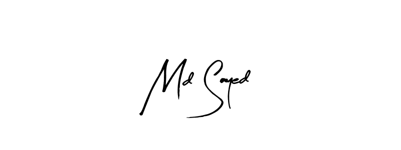 The best way (Arty Signature) to make a short signature is to pick only two or three words in your name. The name Md Sayed include a total of six letters. For converting this name. Md Sayed signature style 8 images and pictures png