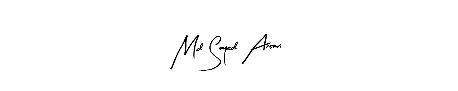 Once you've used our free online signature maker to create your best signature Arty Signature style, it's time to enjoy all of the benefits that Md Sayed Ansari name signing documents. Md Sayed Ansari signature style 8 images and pictures png
