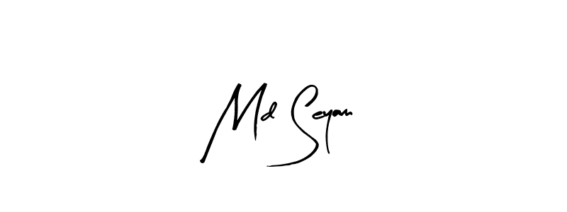 You should practise on your own different ways (Arty Signature) to write your name (Md Seyam) in signature. don't let someone else do it for you. Md Seyam signature style 8 images and pictures png