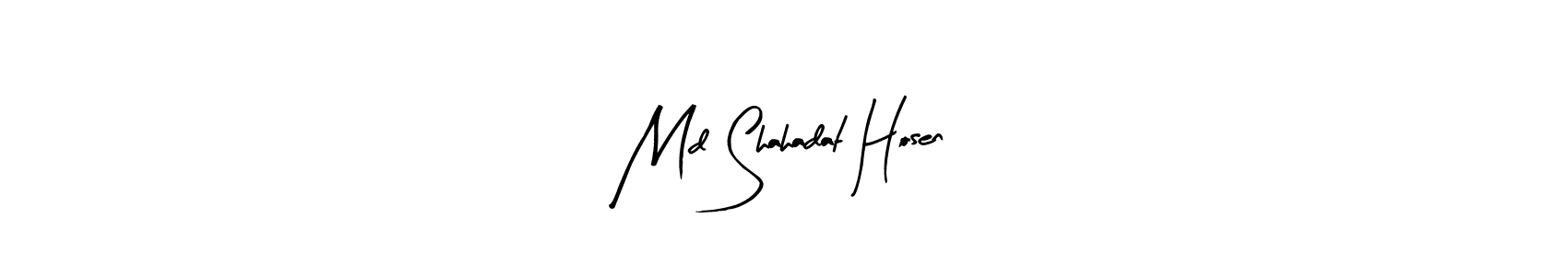 How to Draw Md Shahadat Hosen signature style? Arty Signature is a latest design signature styles for name Md Shahadat Hosen. Md Shahadat Hosen signature style 8 images and pictures png