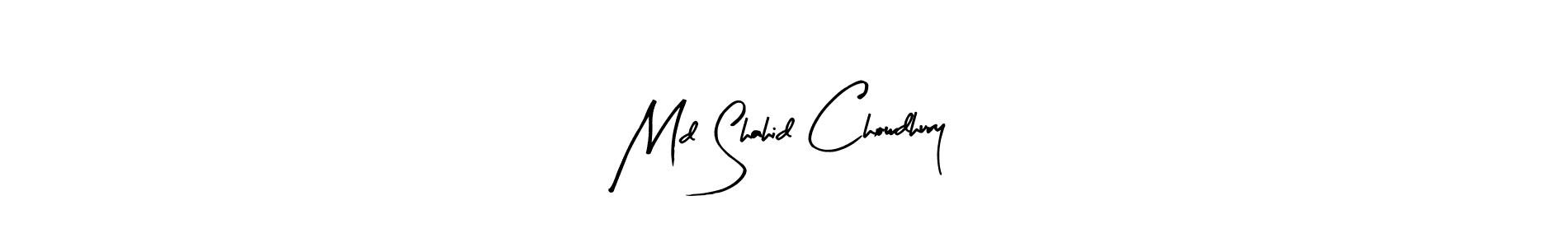 Make a beautiful signature design for name Md Shahid Chowdhury. With this signature (Arty Signature) style, you can create a handwritten signature for free. Md Shahid Chowdhury signature style 8 images and pictures png