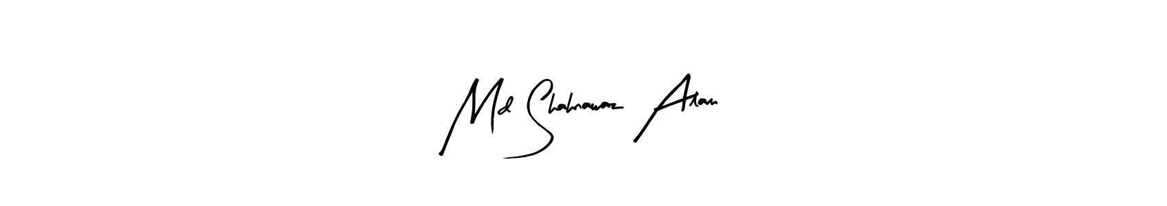 Create a beautiful signature design for name Md Shahnawaz Alam. With this signature (Arty Signature) fonts, you can make a handwritten signature for free. Md Shahnawaz Alam signature style 8 images and pictures png