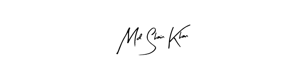Create a beautiful signature design for name Md Shain Khan. With this signature (Arty Signature) fonts, you can make a handwritten signature for free. Md Shain Khan signature style 8 images and pictures png