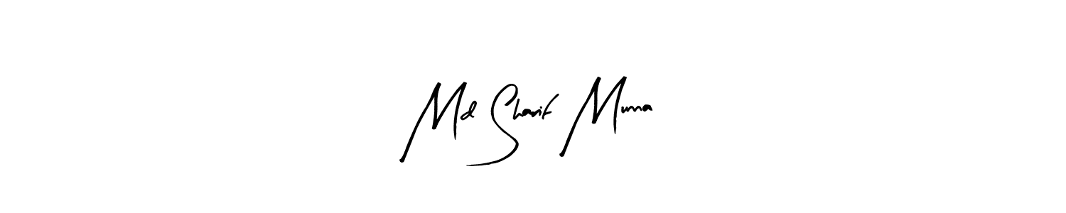 Also we have Md Sharif Munna name is the best signature style. Create professional handwritten signature collection using Arty Signature autograph style. Md Sharif Munna signature style 8 images and pictures png