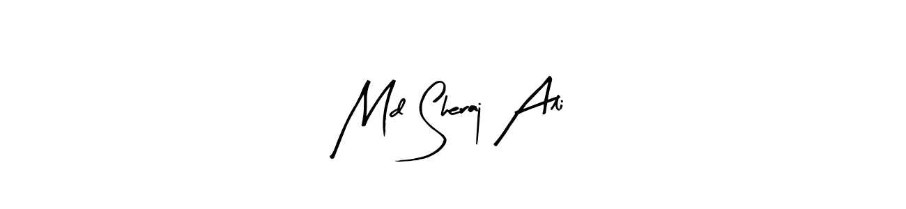 You can use this online signature creator to create a handwritten signature for the name Md Sheraj Ali. This is the best online autograph maker. Md Sheraj Ali signature style 8 images and pictures png