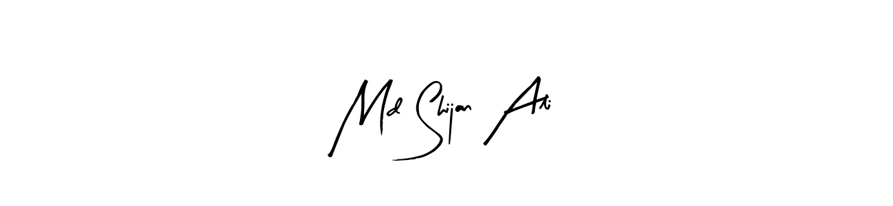 Make a short Md Shijan Ali signature style. Manage your documents anywhere anytime using Arty Signature. Create and add eSignatures, submit forms, share and send files easily. Md Shijan Ali signature style 8 images and pictures png