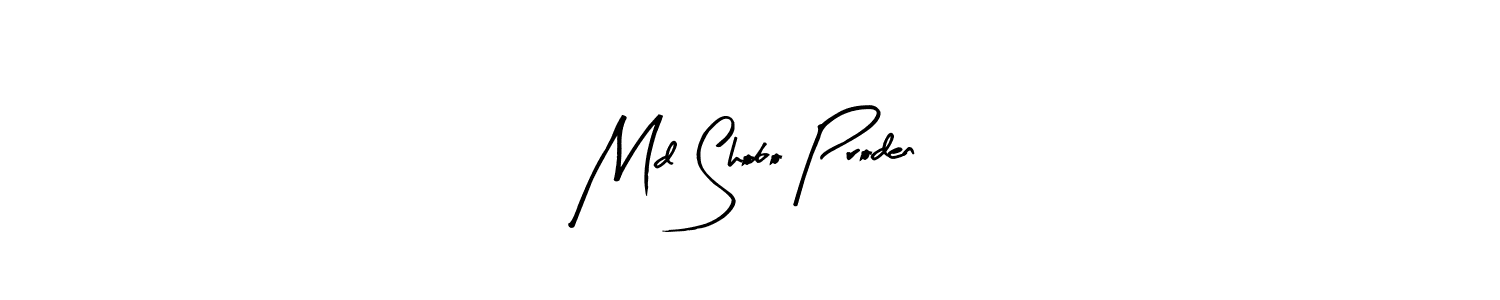 Md Shobo Proden stylish signature style. Best Handwritten Sign (Arty Signature) for my name. Handwritten Signature Collection Ideas for my name Md Shobo Proden. Md Shobo Proden signature style 8 images and pictures png