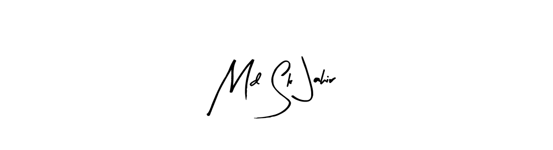 Design your own signature with our free online signature maker. With this signature software, you can create a handwritten (Arty Signature) signature for name Md Sk Jahir. Md Sk Jahir signature style 8 images and pictures png