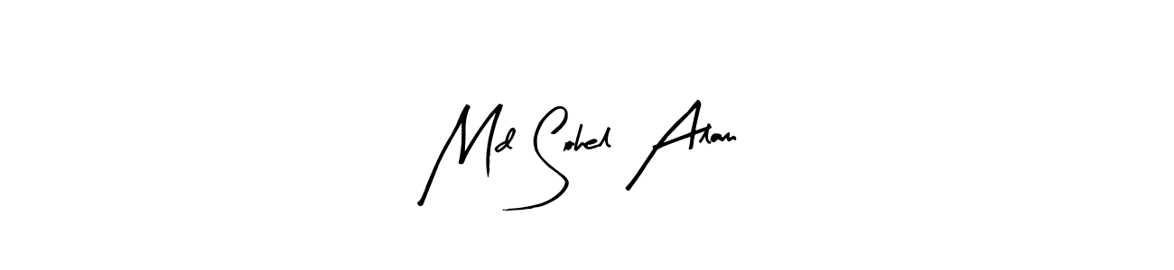 Create a beautiful signature design for name Md Sohel Alam. With this signature (Arty Signature) fonts, you can make a handwritten signature for free. Md Sohel Alam signature style 8 images and pictures png