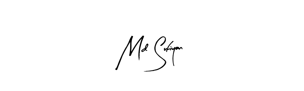 The best way (Arty Signature) to make a short signature is to pick only two or three words in your name. The name Md Sufiyan include a total of six letters. For converting this name. Md Sufiyan signature style 8 images and pictures png