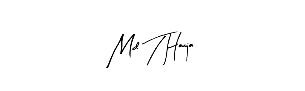 Make a beautiful signature design for name Md T Hamja. Use this online signature maker to create a handwritten signature for free. Md T Hamja signature style 8 images and pictures png