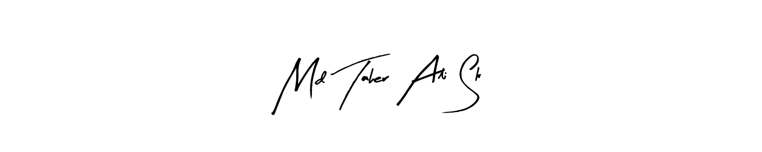 Also we have Md Taher Ali Sk name is the best signature style. Create professional handwritten signature collection using Arty Signature autograph style. Md Taher Ali Sk signature style 8 images and pictures png