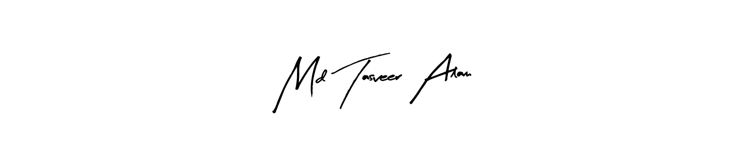 if you are searching for the best signature style for your name Md Tasveer Alam. so please give up your signature search. here we have designed multiple signature styles  using Arty Signature. Md Tasveer Alam signature style 8 images and pictures png