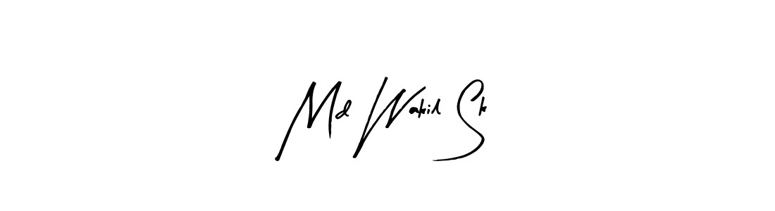 This is the best signature style for the Md Wakil Sk name. Also you like these signature font (Arty Signature). Mix name signature. Md Wakil Sk signature style 8 images and pictures png