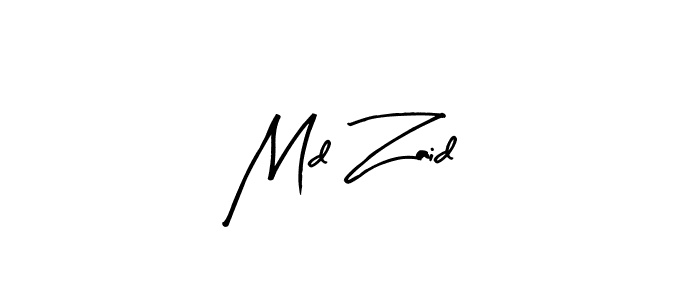 Design your own signature with our free online signature maker. With this signature software, you can create a handwritten (Arty Signature) signature for name Md Zaid. Md Zaid signature style 8 images and pictures png