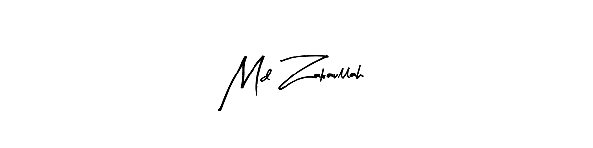 Create a beautiful signature design for name Md Zakaullah. With this signature (Arty Signature) fonts, you can make a handwritten signature for free. Md Zakaullah signature style 8 images and pictures png