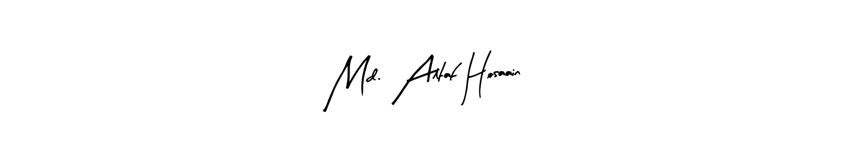 Use a signature maker to create a handwritten signature online. With this signature software, you can design (Arty Signature) your own signature for name Md. Altaf Hosaain. Md. Altaf Hosaain signature style 8 images and pictures png