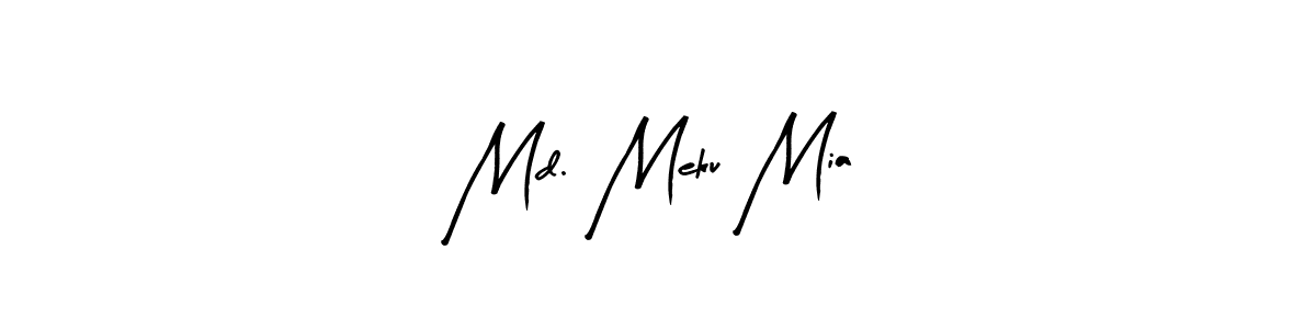 How to make Md. Meku Mia signature? Arty Signature is a professional autograph style. Create handwritten signature for Md. Meku Mia name. Md. Meku Mia signature style 8 images and pictures png