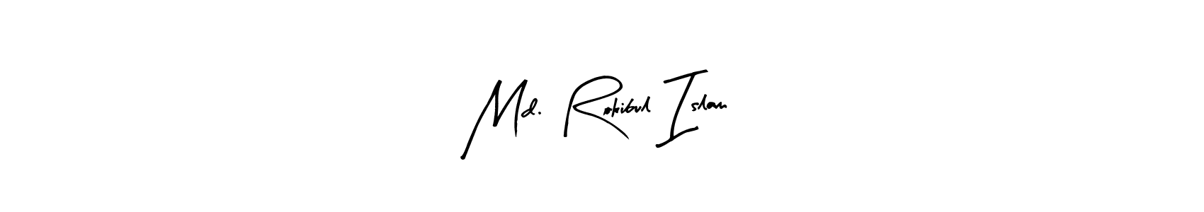Similarly Arty Signature is the best handwritten signature design. Signature creator online .You can use it as an online autograph creator for name Md. Rokibul Islam. Md. Rokibul Islam signature style 8 images and pictures png