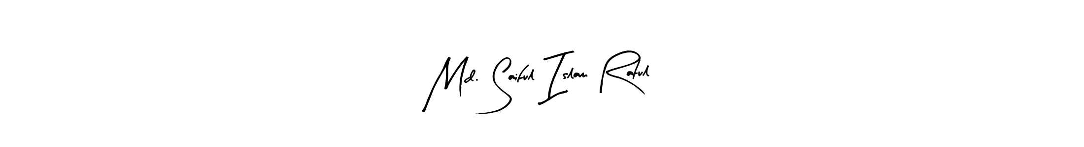 This is the best signature style for the Md. Saiful Islam Ratul name. Also you like these signature font (Arty Signature). Mix name signature. Md. Saiful Islam Ratul signature style 8 images and pictures png