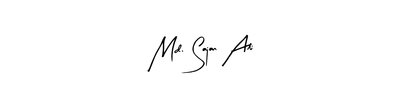 This is the best signature style for the Md. Sajan Ali name. Also you like these signature font (Arty Signature). Mix name signature. Md. Sajan Ali signature style 8 images and pictures png