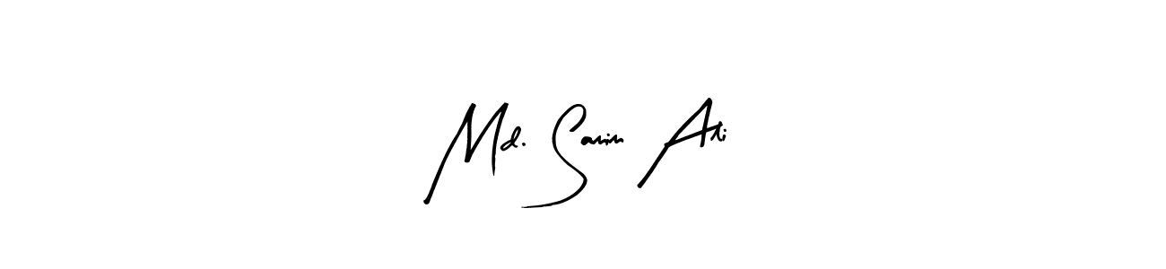 Similarly Arty Signature is the best handwritten signature design. Signature creator online .You can use it as an online autograph creator for name Md. Samim Ali. Md. Samim Ali signature style 8 images and pictures png