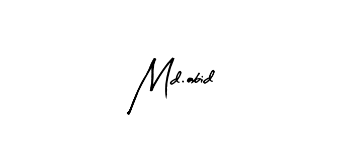 Md.abid stylish signature style. Best Handwritten Sign (Arty Signature) for my name. Handwritten Signature Collection Ideas for my name Md.abid. Md.abid signature style 8 images and pictures png