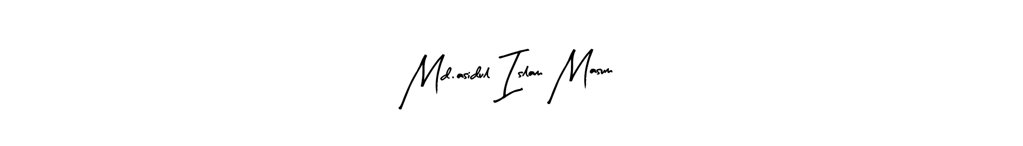 You can use this online signature creator to create a handwritten signature for the name Md.asidul Islam Masum. This is the best online autograph maker. Md.asidul Islam Masum signature style 8 images and pictures png