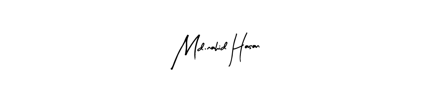Here are the top 10 professional signature styles for the name Md.nahid Hasan. These are the best autograph styles you can use for your name. Md.nahid Hasan signature style 8 images and pictures png