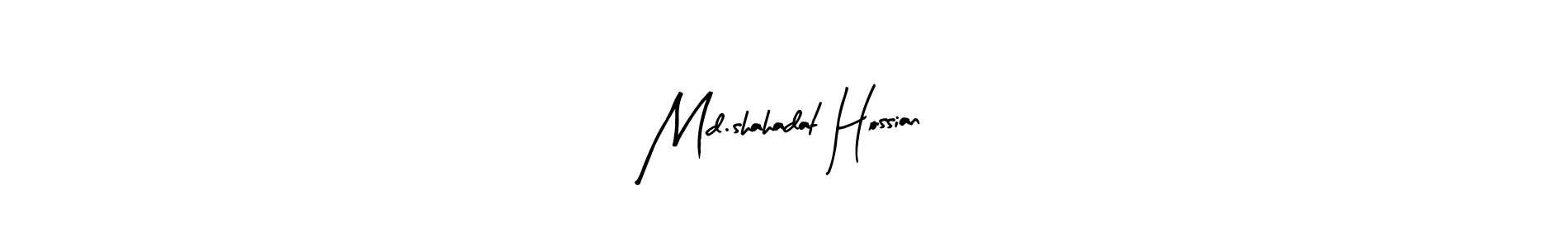 Md.shahadat Hossian stylish signature style. Best Handwritten Sign (Arty Signature) for my name. Handwritten Signature Collection Ideas for my name Md.shahadat Hossian. Md.shahadat Hossian signature style 8 images and pictures png